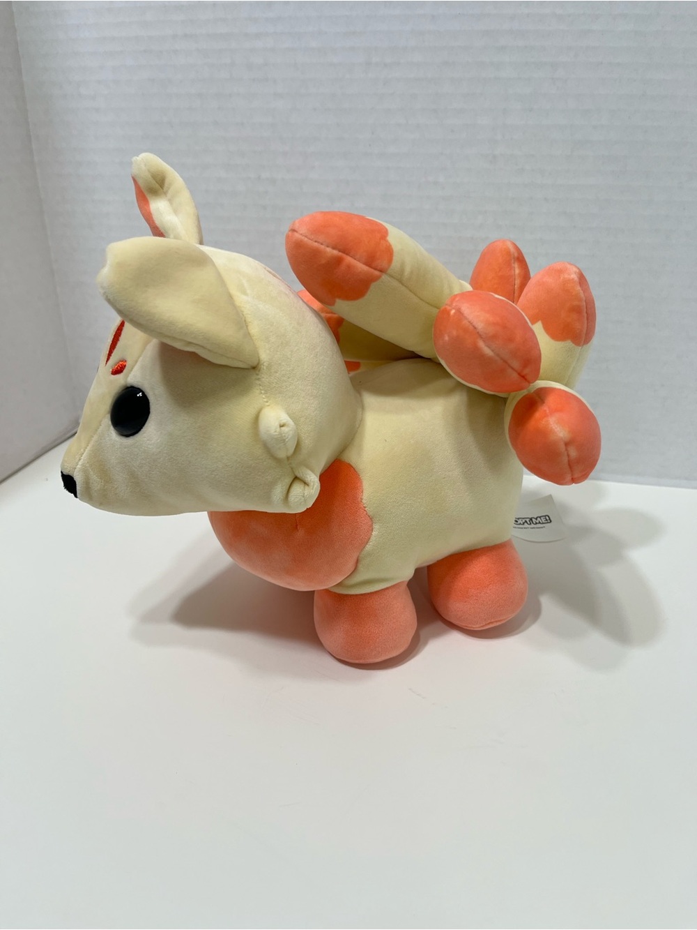ROBLOX adopt me pets plush fox kitsune stuffed animal toy no code